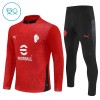 AC Milan Sweat de Treino zíper 2025-26 Vermelha - Criança AC Milan Sweat de Treino zíper 2025-26 Vermelha - Criança